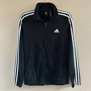 Adidas 3 Stripe Zip Up Track Jacket